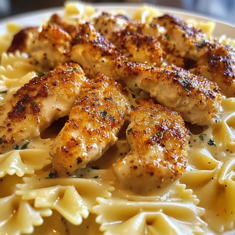 Cajun Chicken Bowtie Alfredo in Velveeta Garlic Sauce