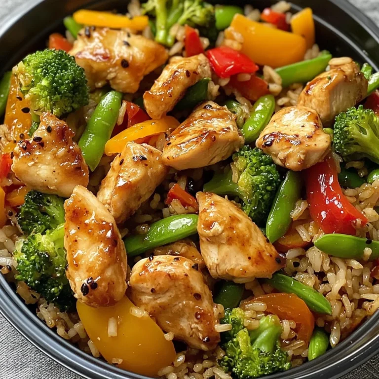 Chicken Veggie Rice Stir-Fry