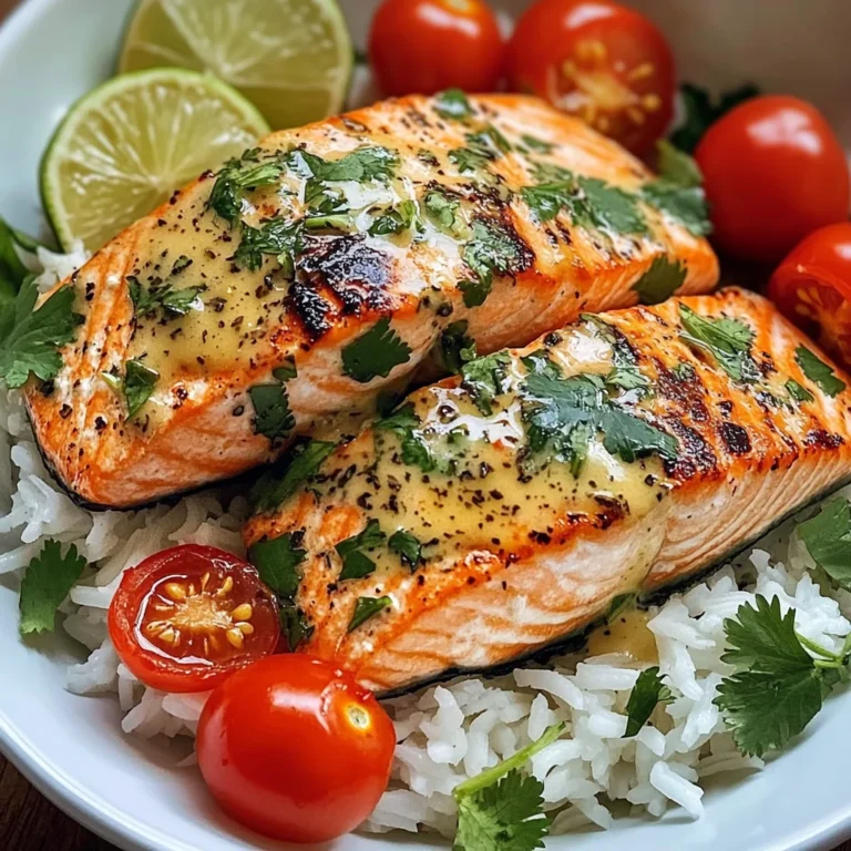 Coconut Lime Salmon with Jasmine Rice