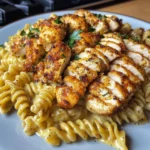 Creamy Cajun Chicken Rotini with Velveeta Parmesan Sauce