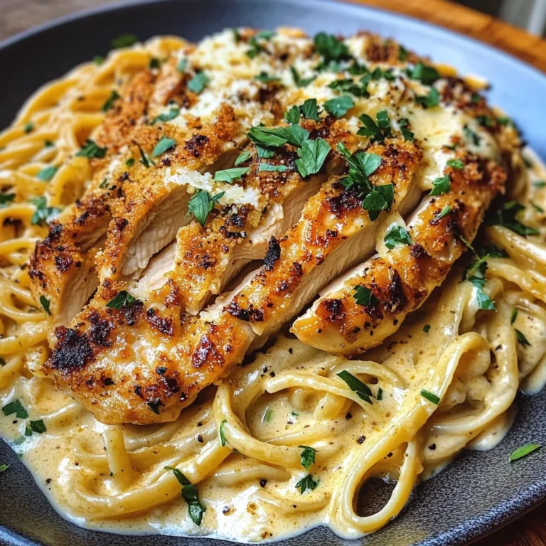 Creamy Cajun Three-Cheese Chicken Linguine