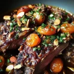 Moroccan Lamb Shoulder with Apricots and Almonds