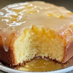 Pineapple Cream Cheese Pound Cake with Pineapple Glaze