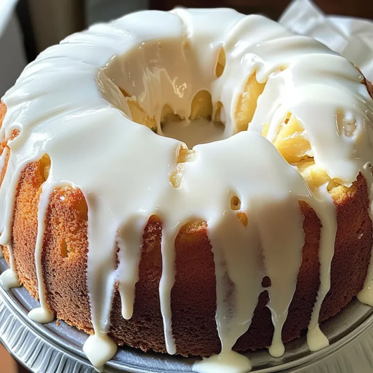 Pineapple Sour Cream Pound Cake