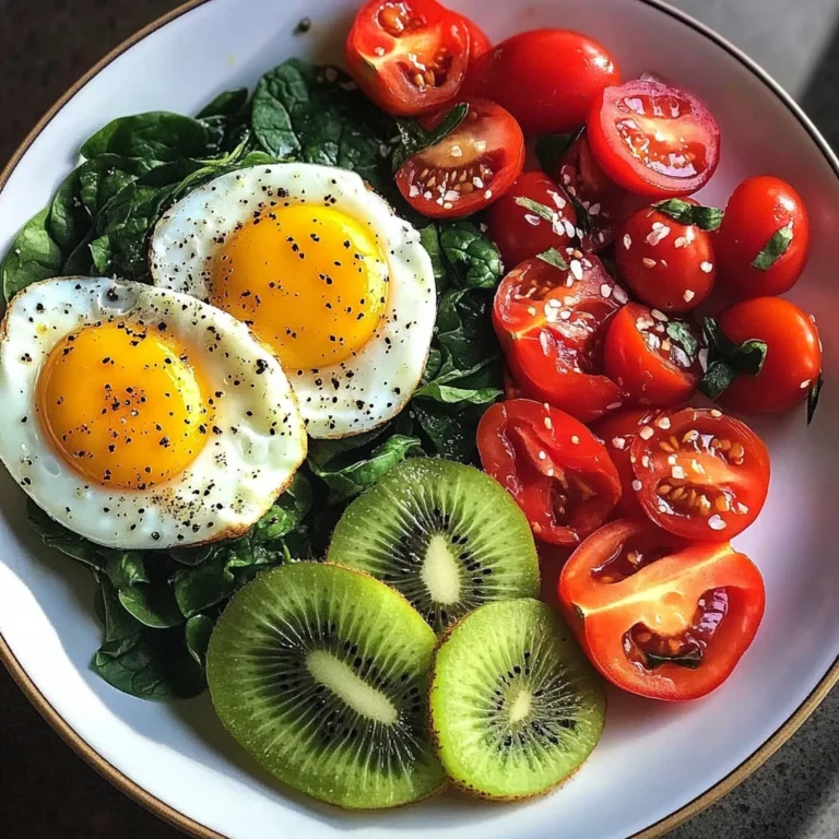 Rainbow Protein Breakfast Plate