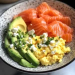 Smoked Salmon & Scrambled Egg Power Plate with Avocado