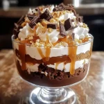 Caramel Cheesecake Brownie Trifle Delight