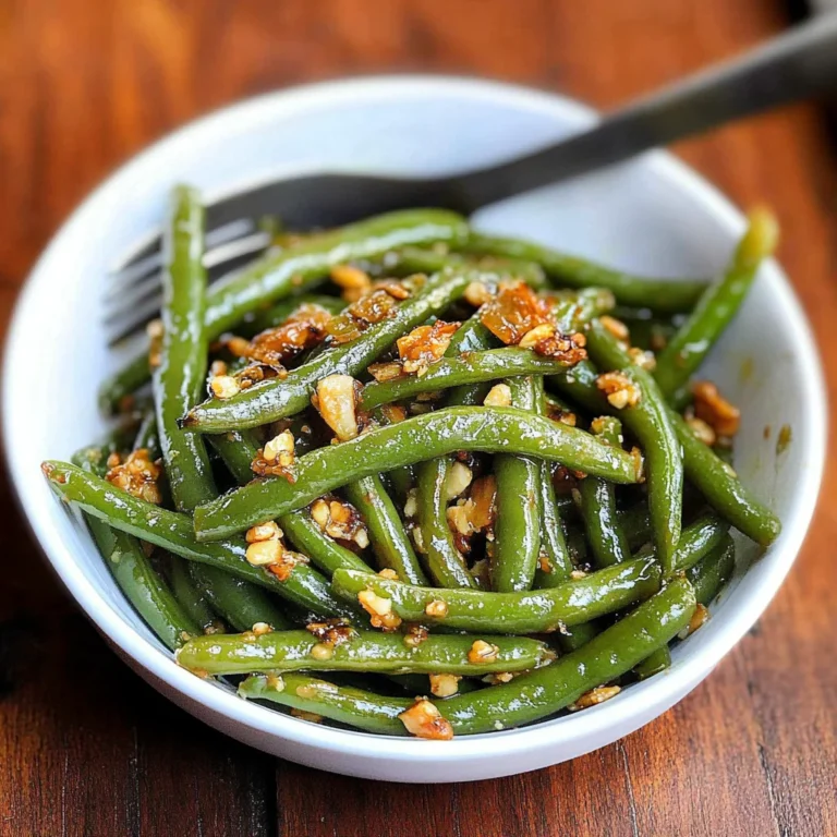 Chinese Green Beans With Garlic Sauce