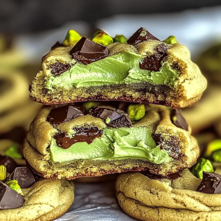 Pistachio Cream Cookies that Melt in Your Mouth