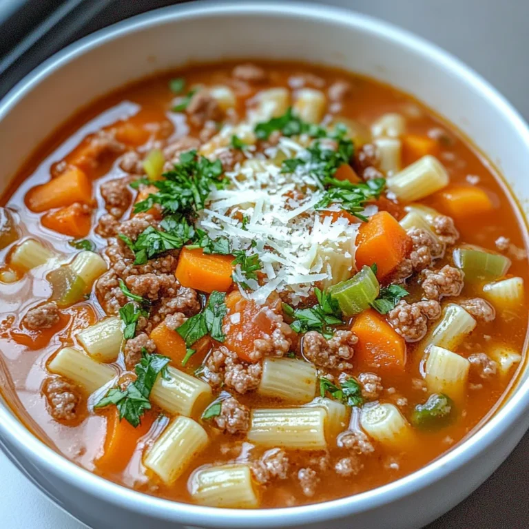 Slow Cooker Italian chicken hamburger Soup