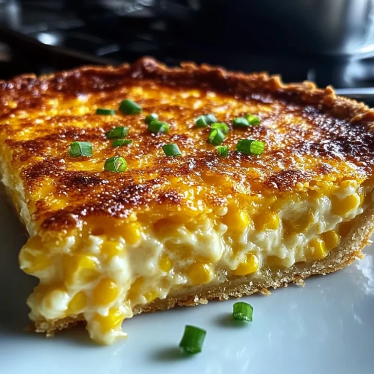 Cheddar Sweet Corn Pie