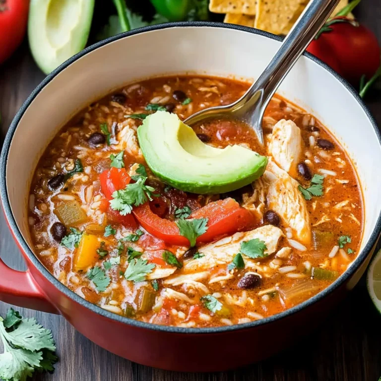 Chicken Tomato Rice Soup