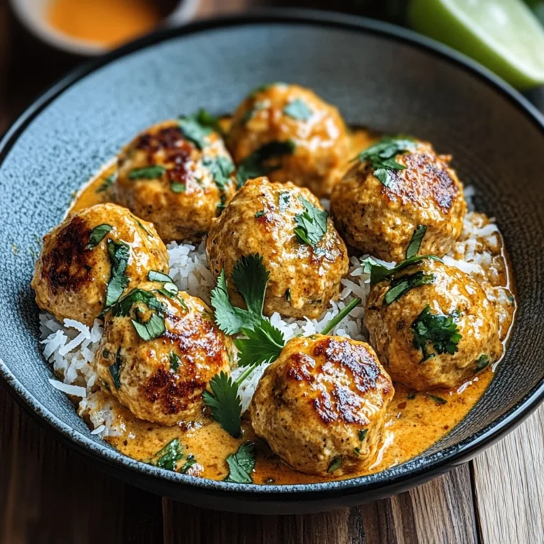 Coconut Chicken Meatballs