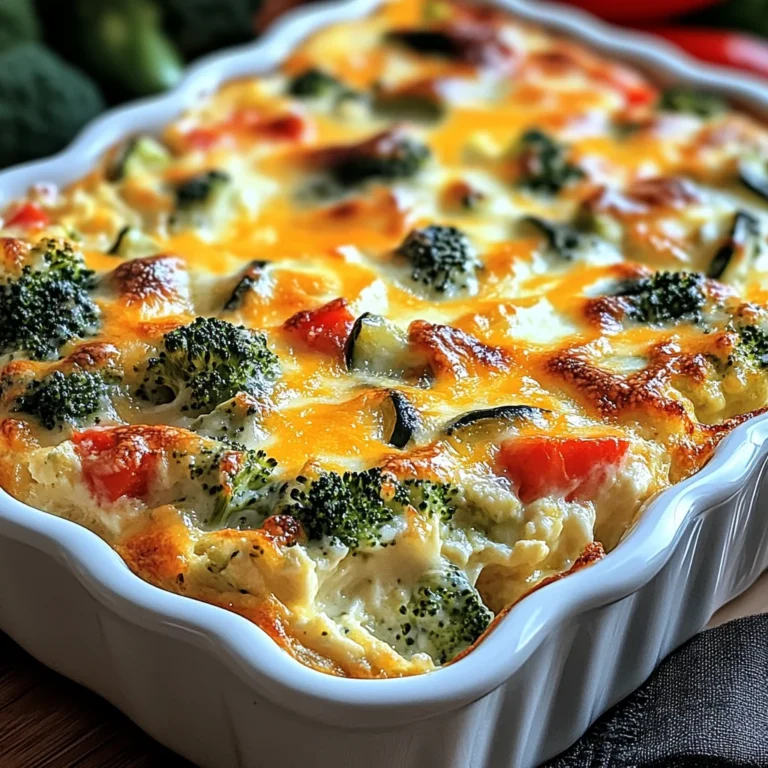Cottage Cheese and Veggies Bake
