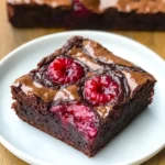 Decadent Raspberry Swirl Brownies