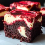 Decadent Red Velvet Cheesecake Brownies