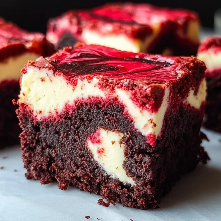Decadent Red Velvet Cheesecake Brownies