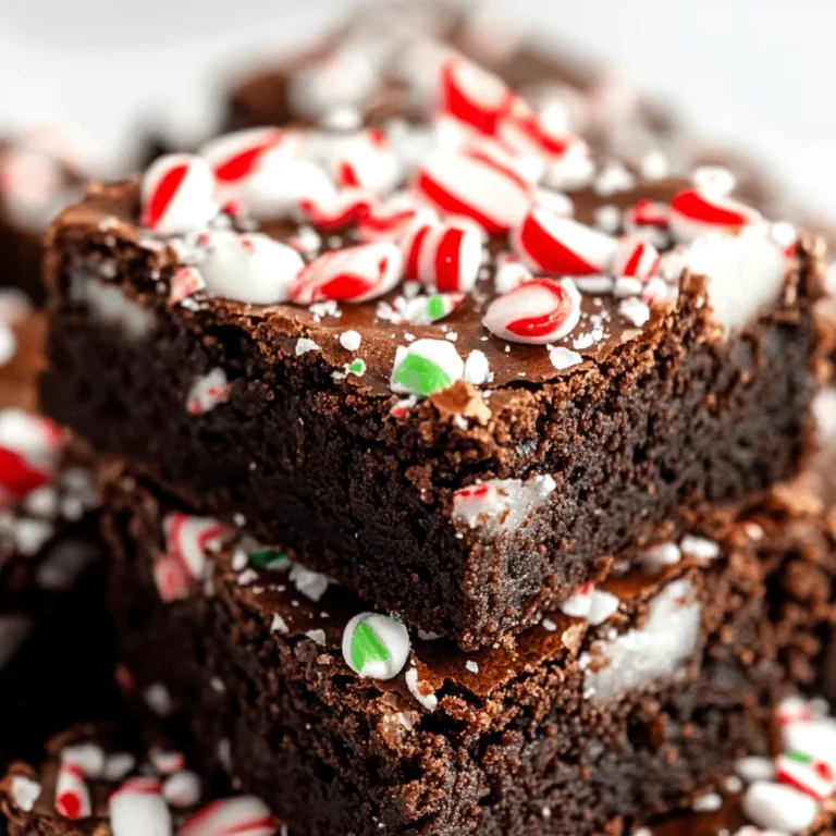 Fudgy Peppermint Brownies
