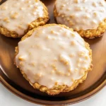 Iced Pumpkin Oatmeal Cookies