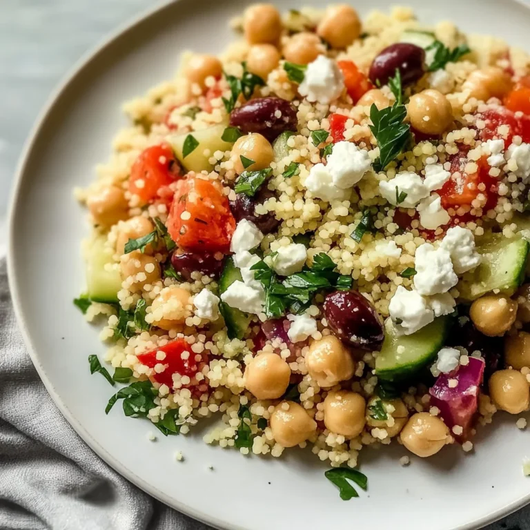 Light Mediterranean Couscous Salad