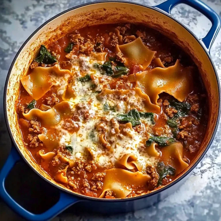 Mouthwatering One Pot Lasagna Soup - Alrightwithme