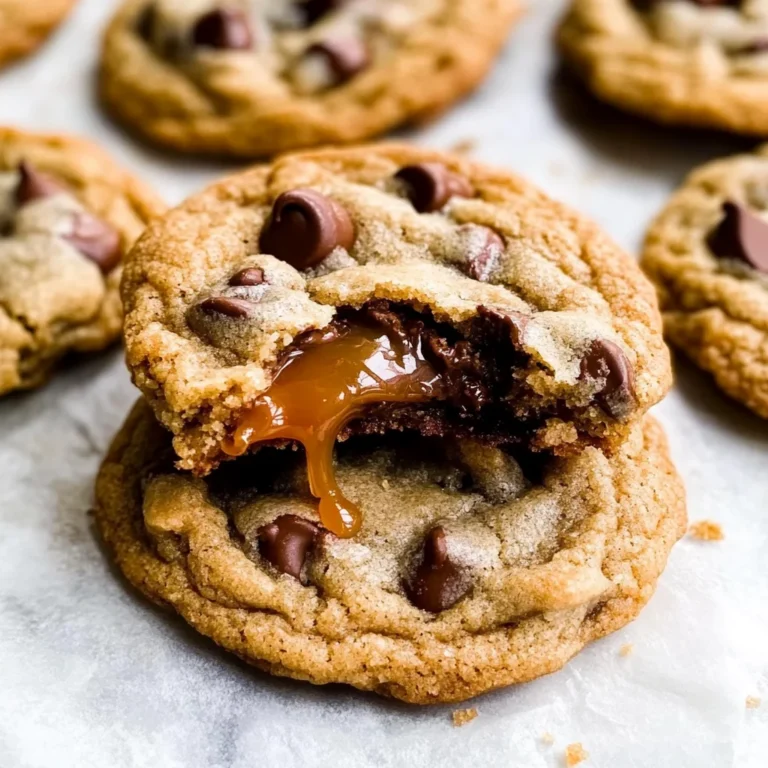 Salted Caramel Chocolate Chip Cookies
