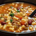 Slow Cooker Pasta E Fagioli Soup Recipe