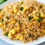 10 min. Easy Egg Fried Rice (only 6 ingredients!)