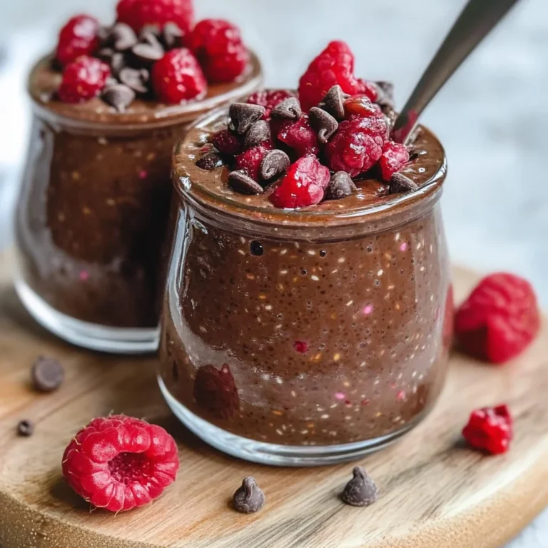 4-Ingredient Chocolate Chia Pudding