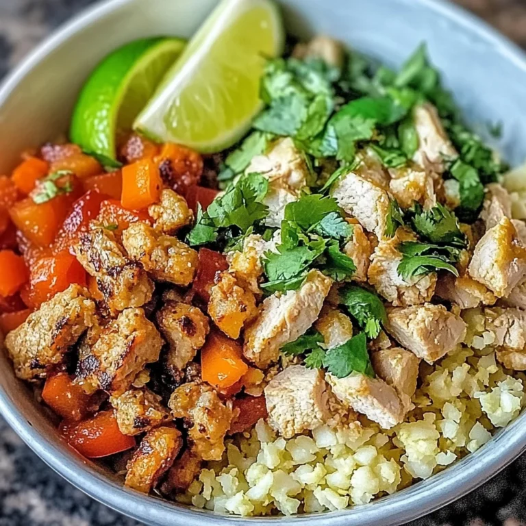 Cauliflower Rice Turkey Bowl