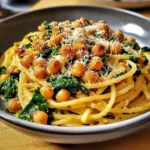 Chickpea and Spinach Pasta