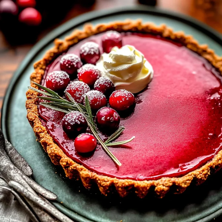 Cranberry Curd Tart Recipe