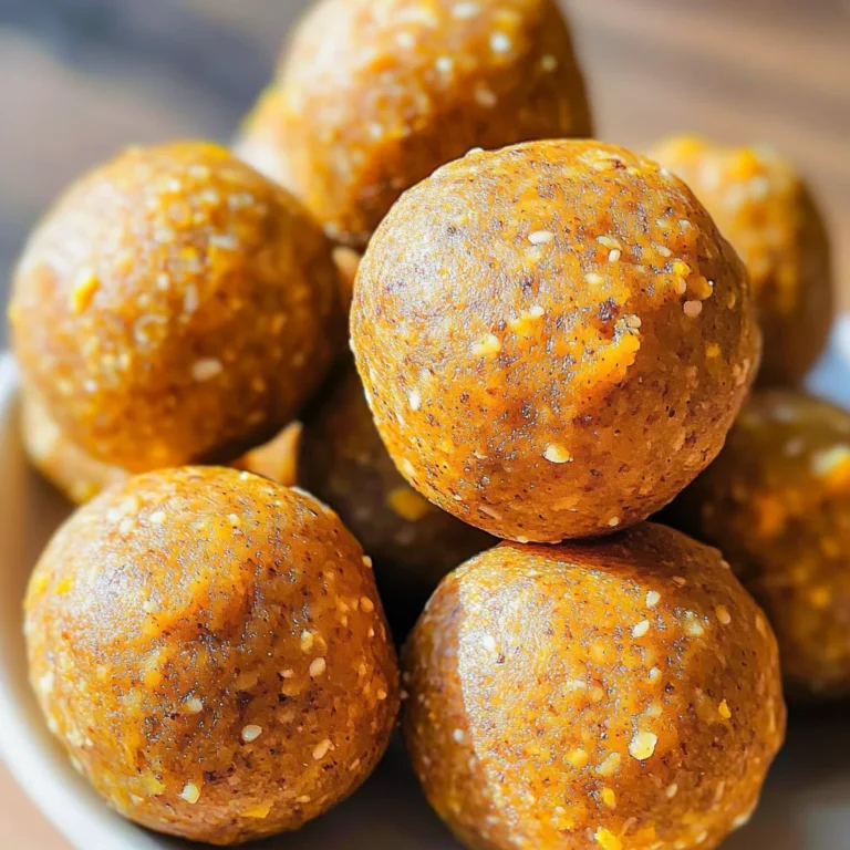 No-Bake Healthy Pumpkin Pie Energy Balls
