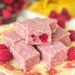 Raspberry Coconut Fudge | A sugar-free, vegan fudge recipe