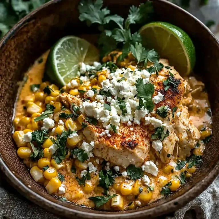 Slow Cooker Street Corn Chicken: Creamy, Zesty, and Effortless Dinner Magic