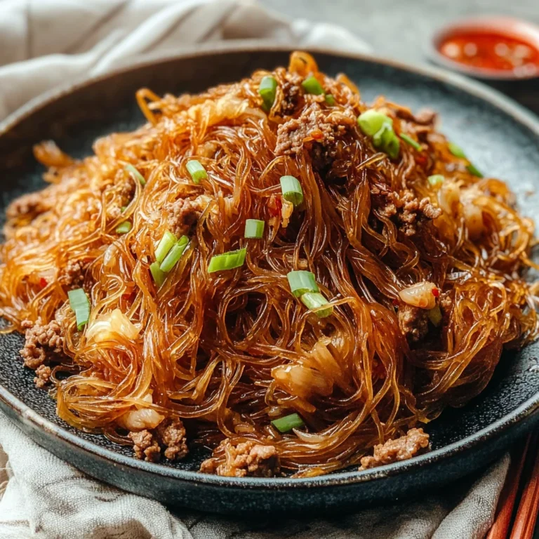 Stir Fried Vermicelli with beef (Ma Yi Shang Shu, 蚂蚁上树)