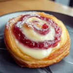 Sugar Raspberry Danish Bun