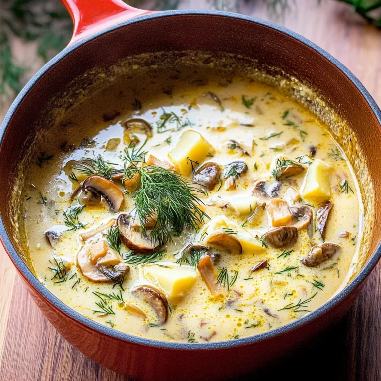 The BEST Mushroom Soup Recipe
