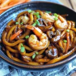 Yaki Udon with Shrimp